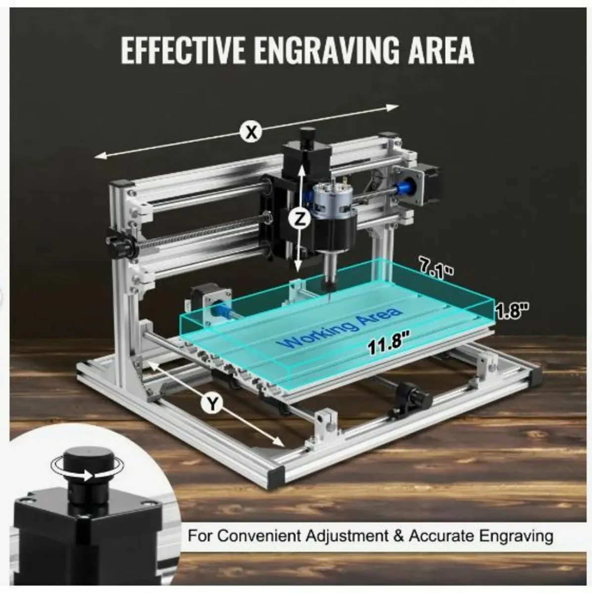 Cnc 3018 Router Kit With Laser Engraver 500mw - Image 4