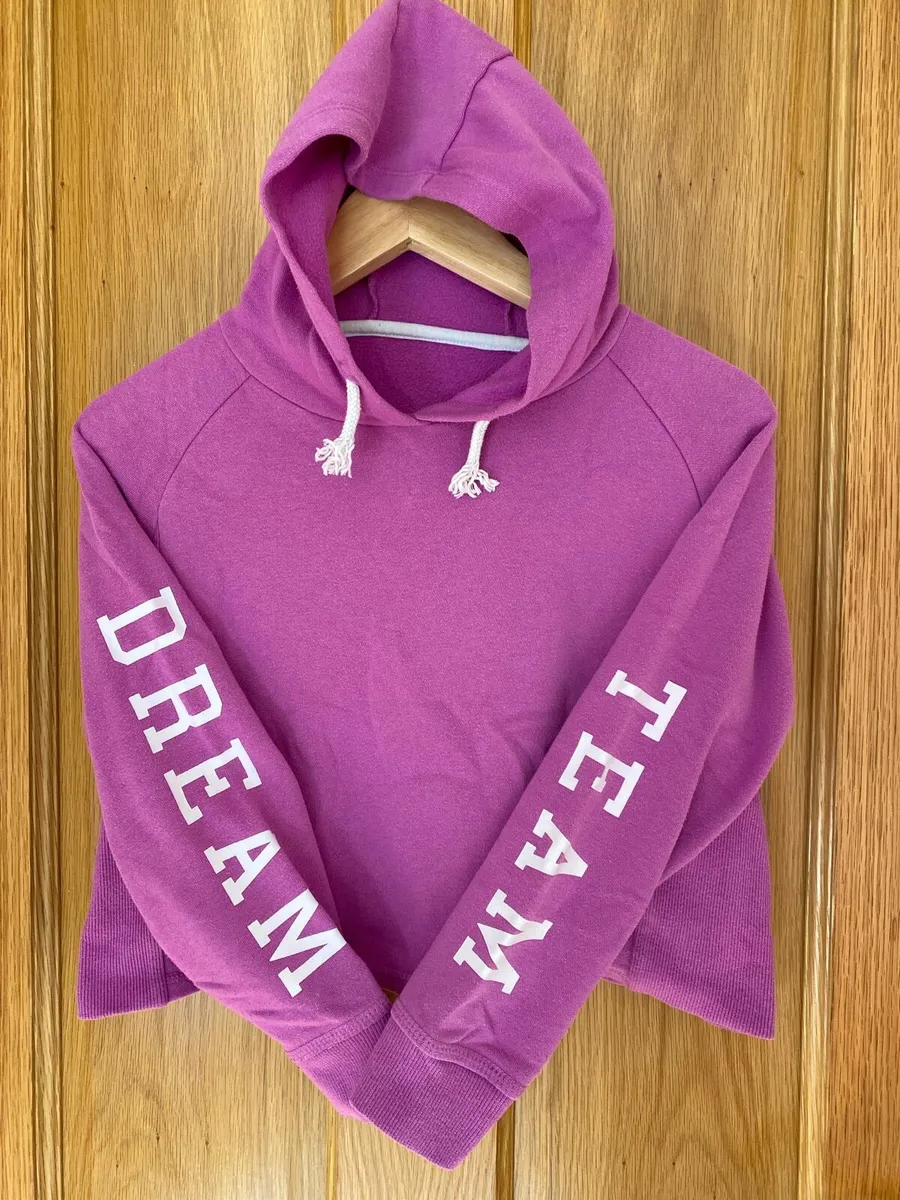 Girl’s Purple Cropped Hoodie Dream Team 10/11 yr - Image 1