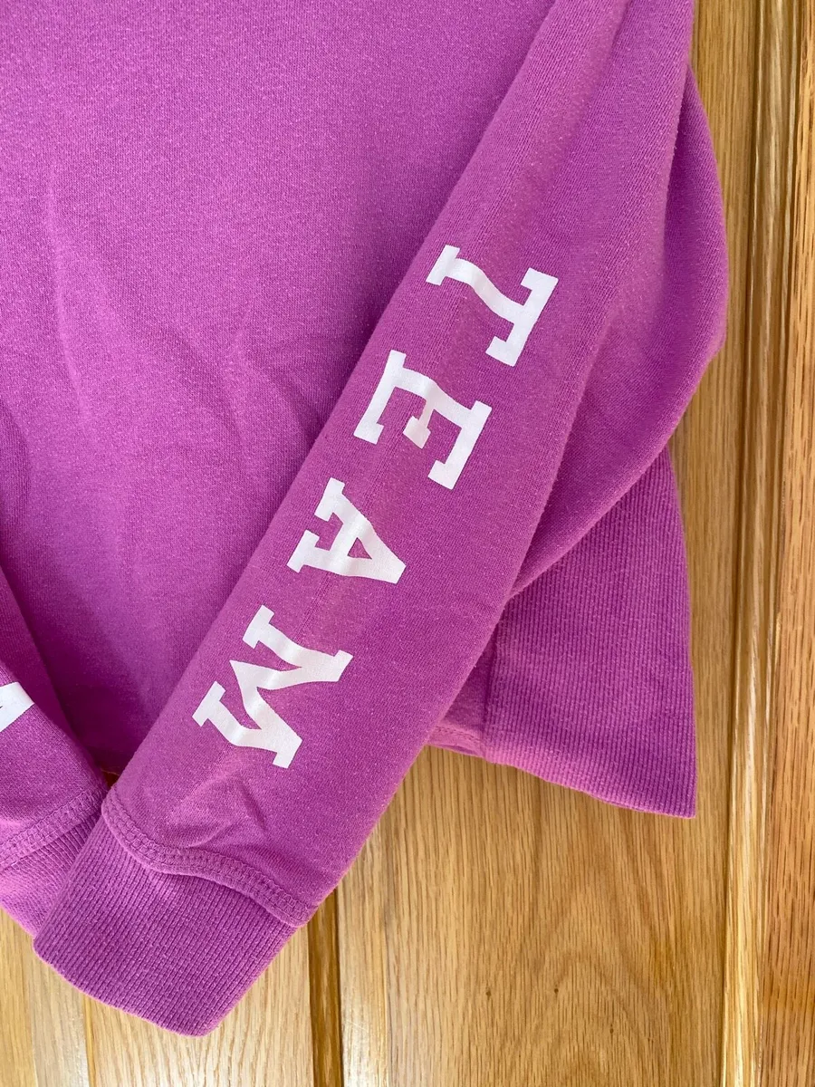 Girl’s Purple Cropped Hoodie Dream Team 10/11 yr - Image 3