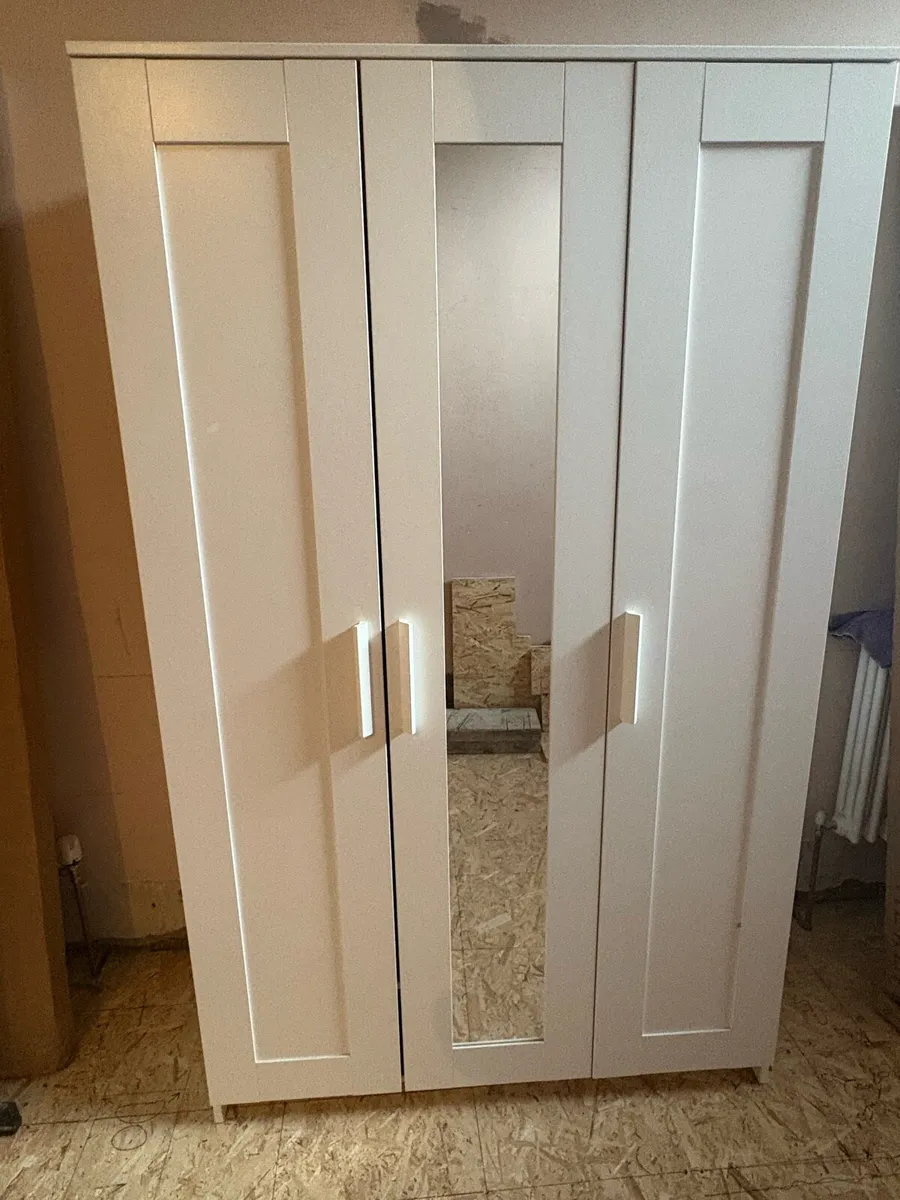 IKEA Brimnes 3 door wardrobe assembled - Image 1