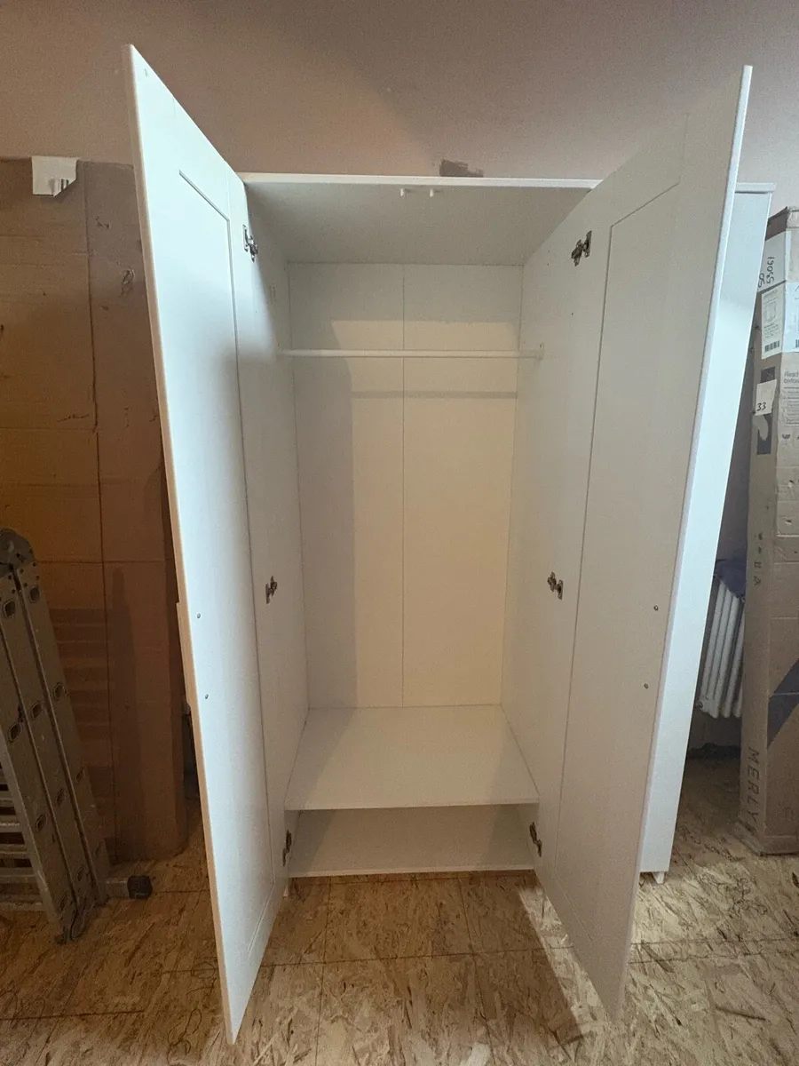 IKEA Brimnes 3 door wardrobe assembled - Image 2