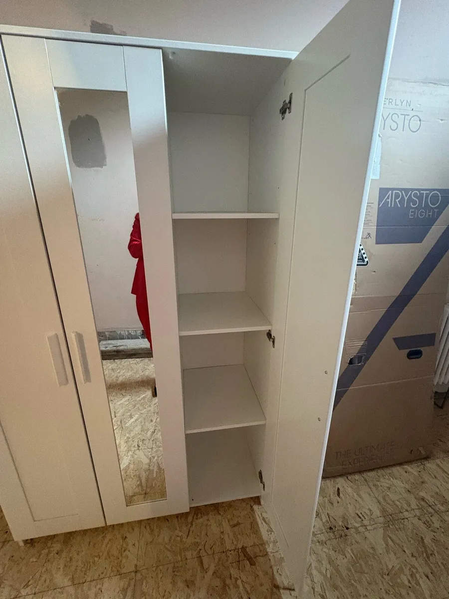 IKEA Brimnes 3 door wardrobe assembled - Image 3