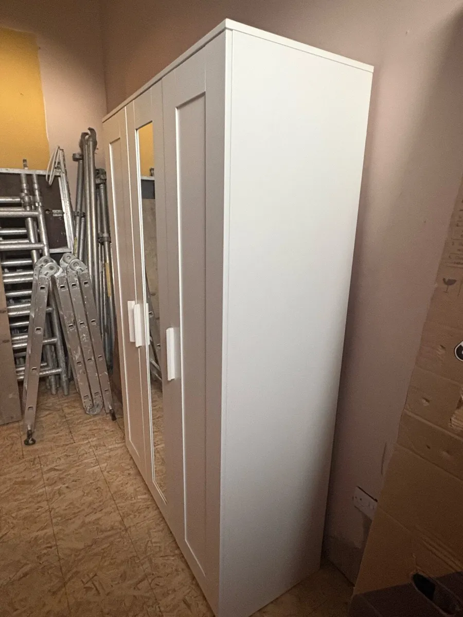 IKEA Brimnes 3 door wardrobe assembled - Image 4