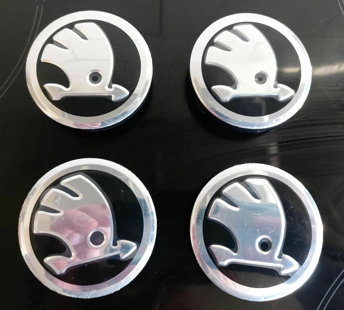 Skoda Centre Caps Set - FREE Post - Image 1