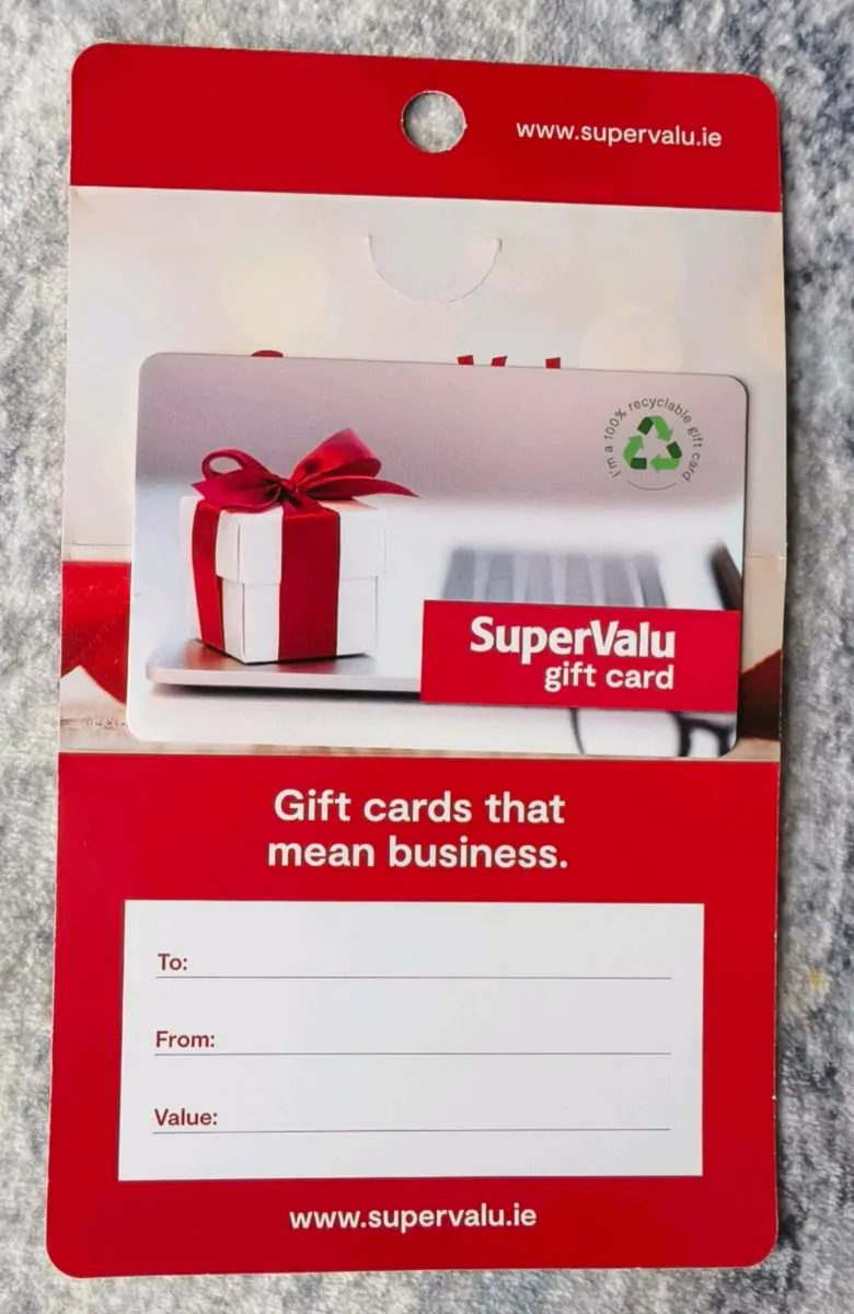 SuperValue corporate gift card - Image 1
