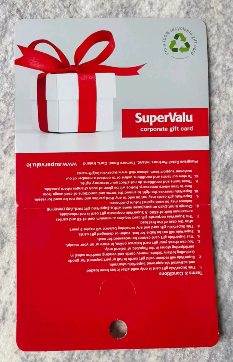 SuperValue corporate gift card - Image 2