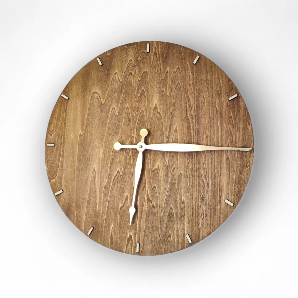 Minimalist wall clock hand made - Image 1