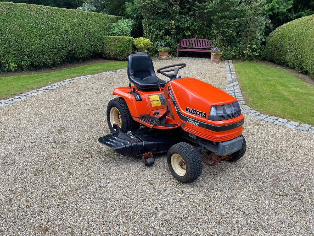 Kubota Ride On Mower - Image 1