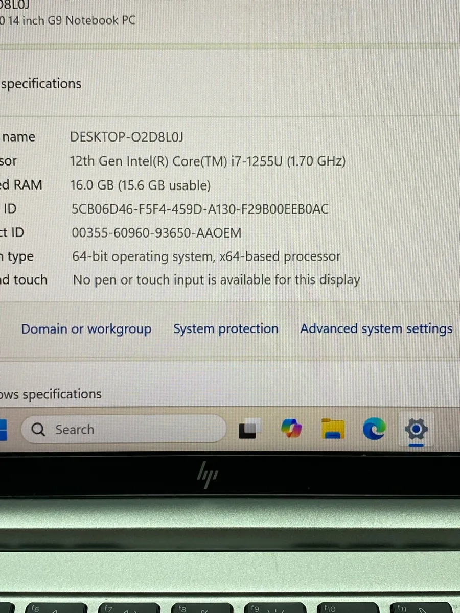 HP laptop i7 pro 16-512 win 11 pro - Image 4