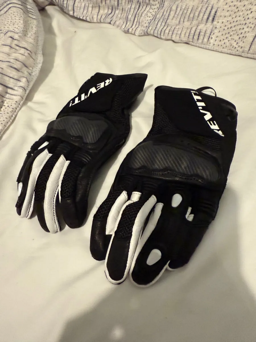 Rev'it Blaze Motorcycle Motorbike Summer Gloves L - Image 3
