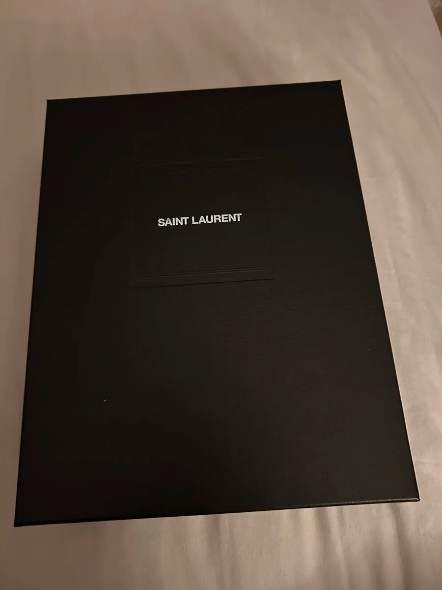 Black YSL Cassandre leather chain bag - Image 2