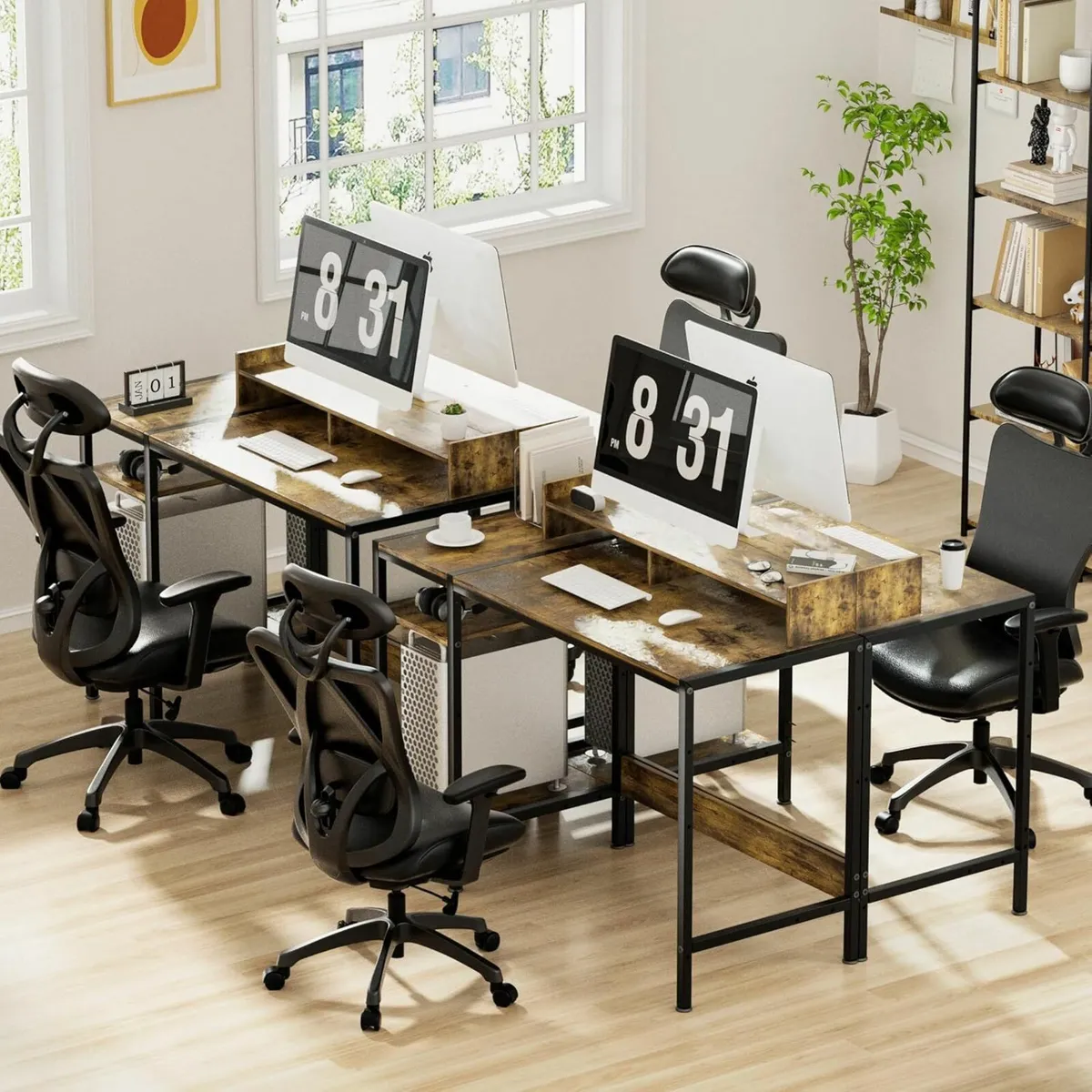 Gaming Computer Desk Office Storage 120x50cm - Image 4