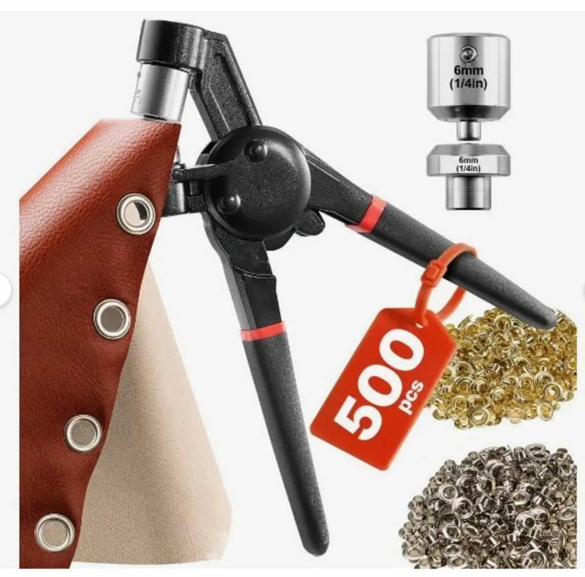 Grommet Tool Kit 500 PCS 6 mm - Image 1