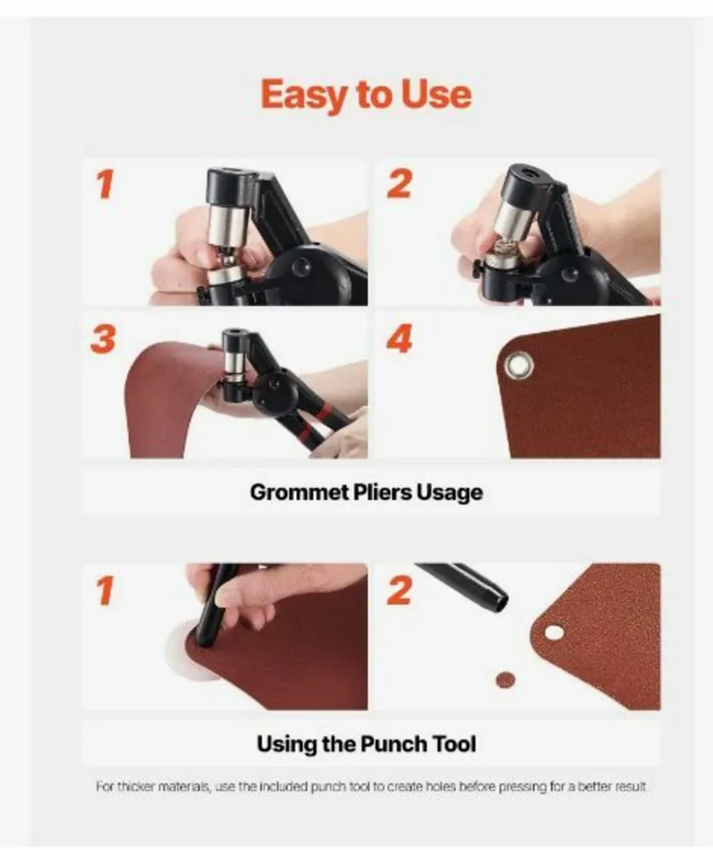 Grommet Tool Kit 500 PCS 6 mm - Image 3