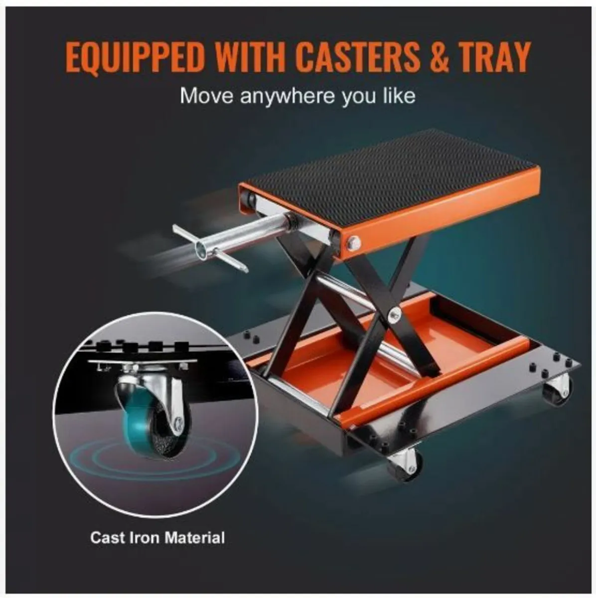 Motorcycle Lift ATV Scissor Jack Dolly - Image 1