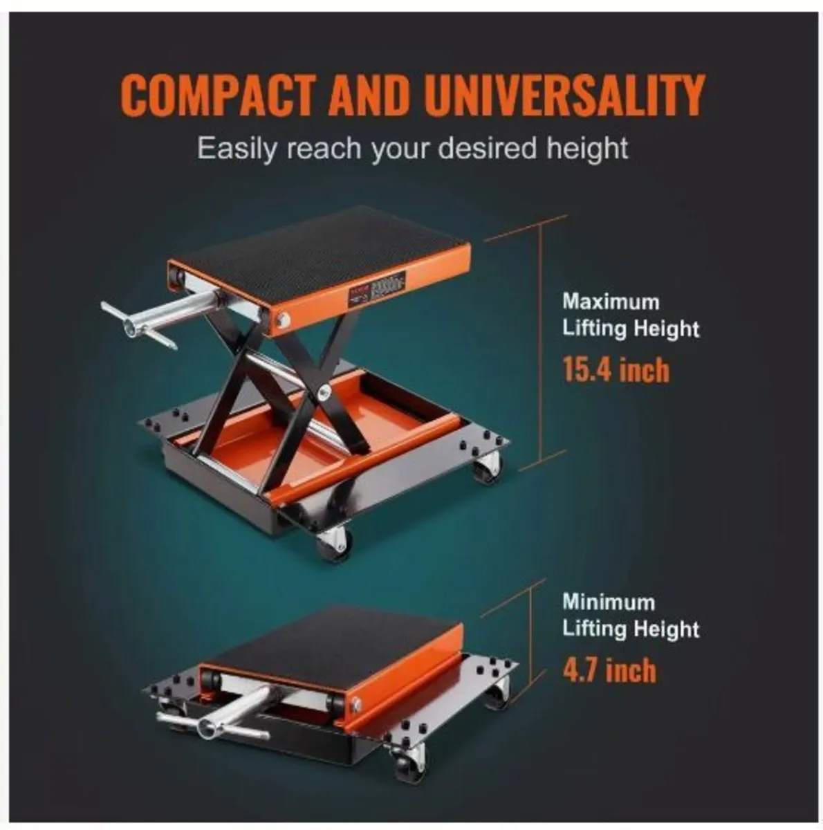 Motorcycle Lift ATV Scissor Jack Dolly - Image 2