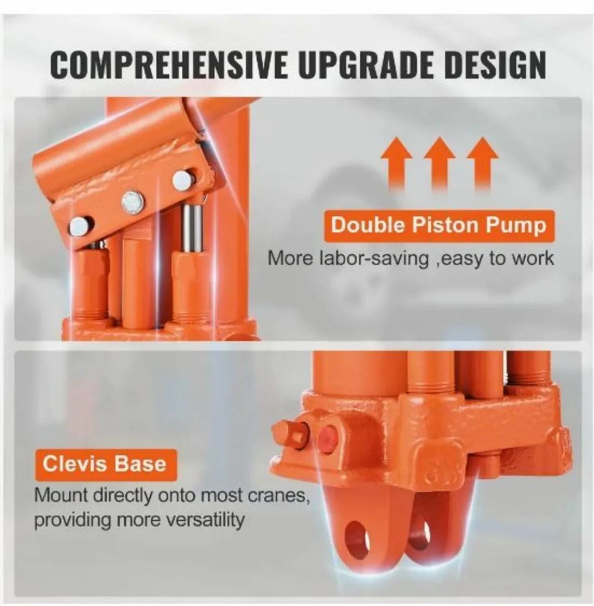 Hydraulic Long Ram Jack, 8 Ton Engine - Image 4