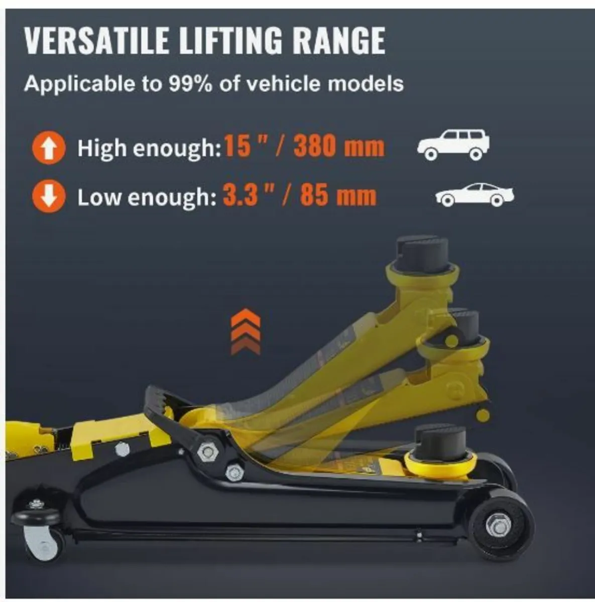 Floor Jack, 2.5 Ton Low Profile Floor Jack - Image 3