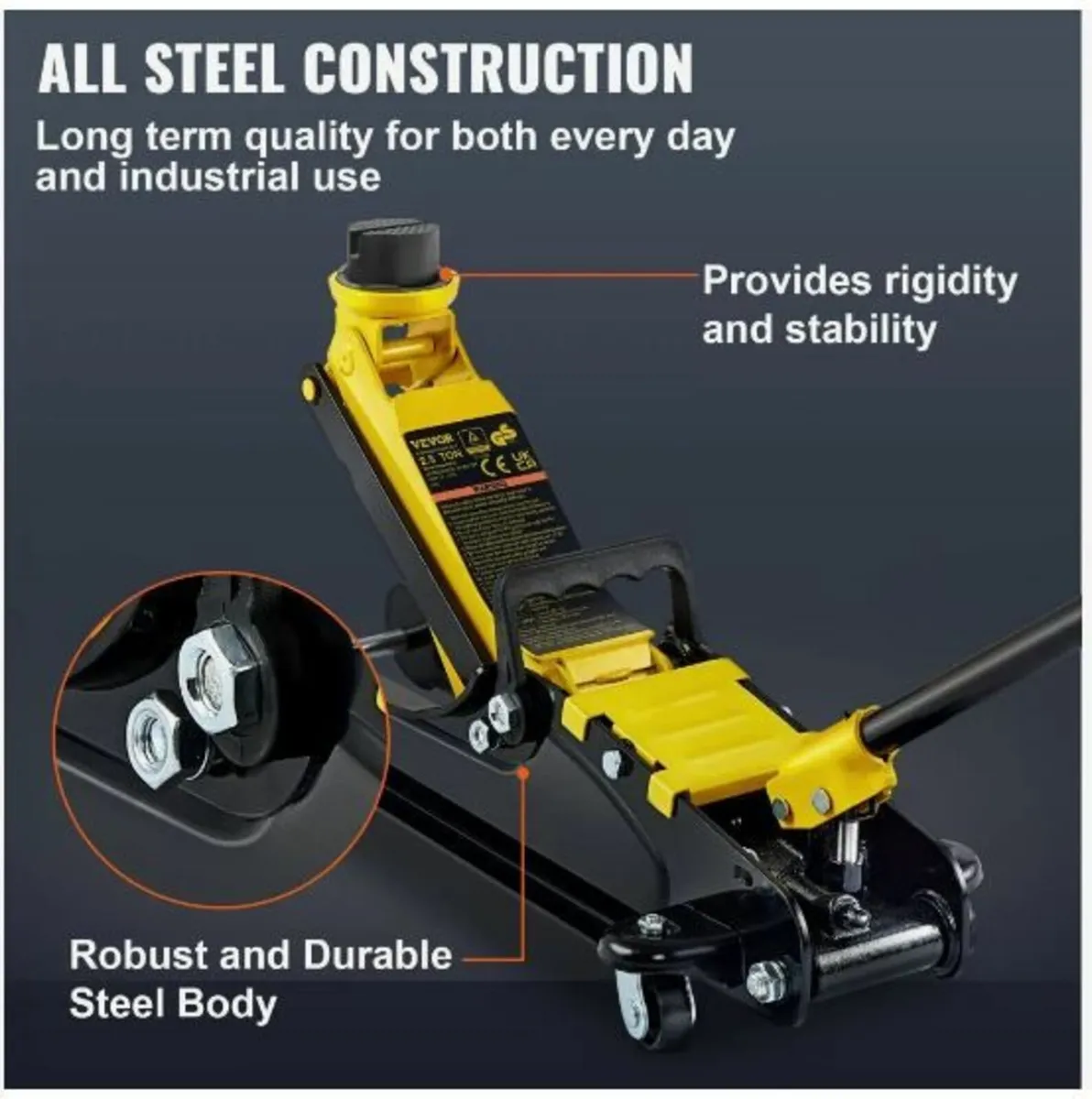 Floor Jack, 2.5 Ton Low Profile Floor Jack - Image 4