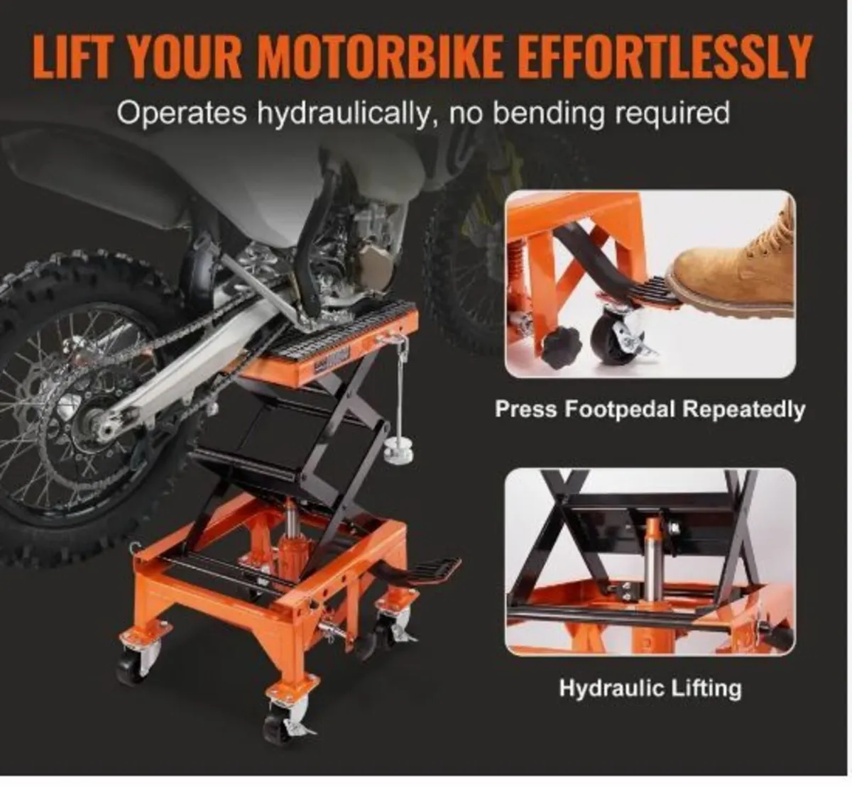 Hydraulic Motorcycle Lift Table - Image 2