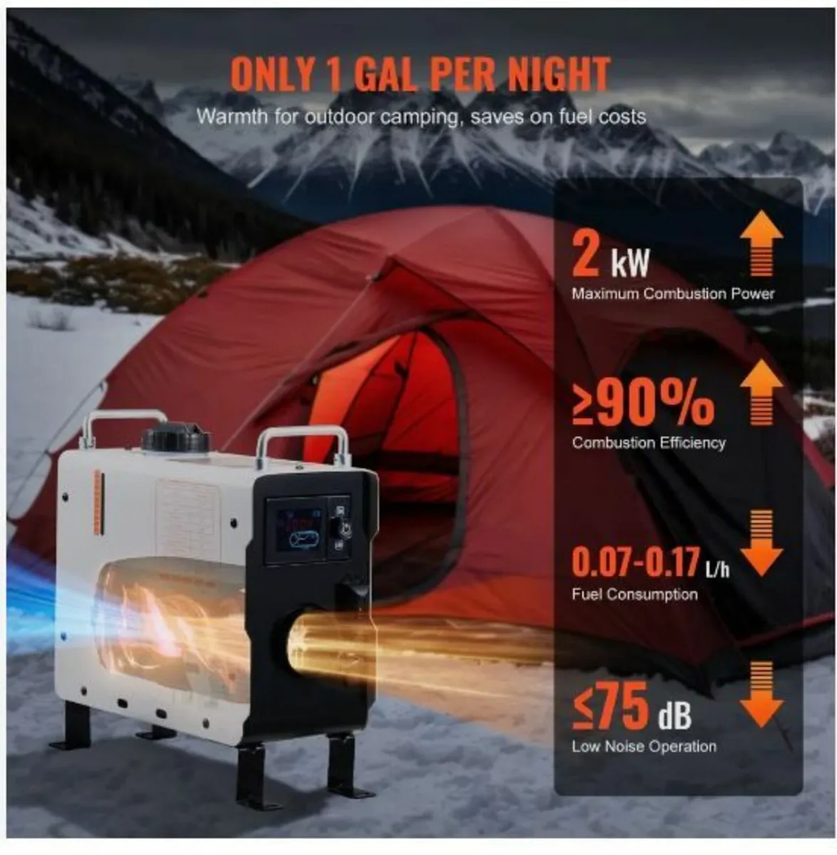 Diesel Heater Diesel Air Heater 12V/24V 2KW - Image 2