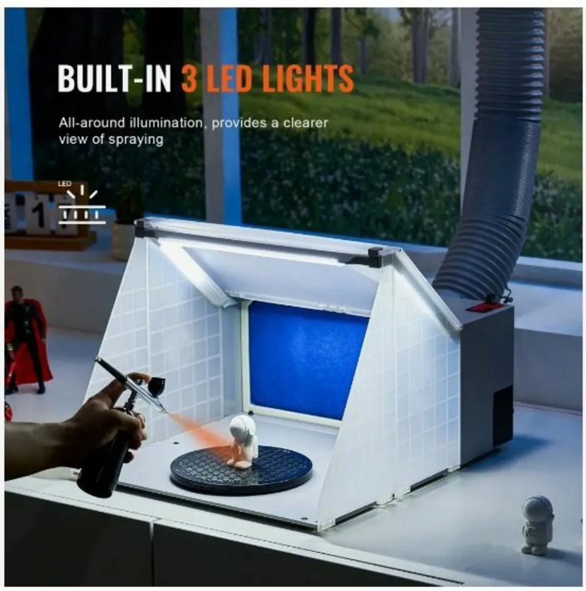 Airbrush Spray Booth Portable Hobby - Image 3