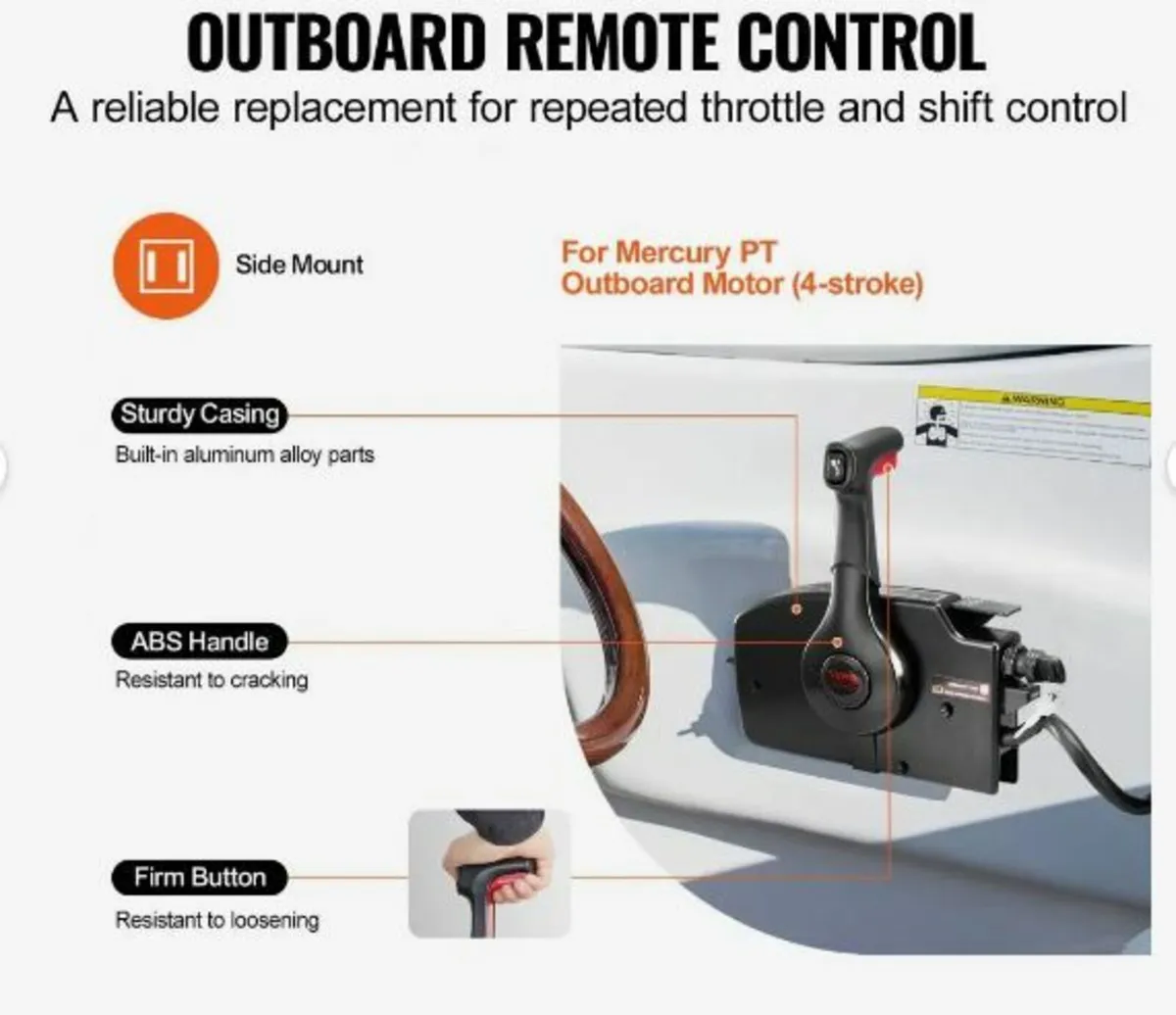 Outboard Throttle Remote Control Box - Image 2