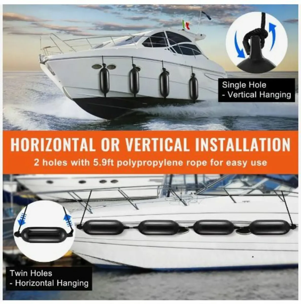 Boat Fenders, 14 cm x 51 cm Boat - Image 4