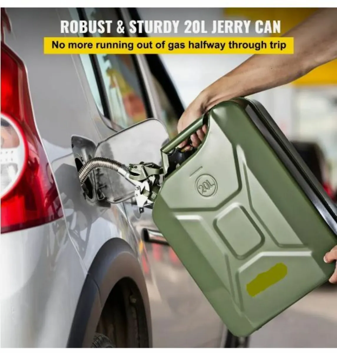 Jerry Fuel Can, 5.3 Gallon / 20 L Portable - Image 2