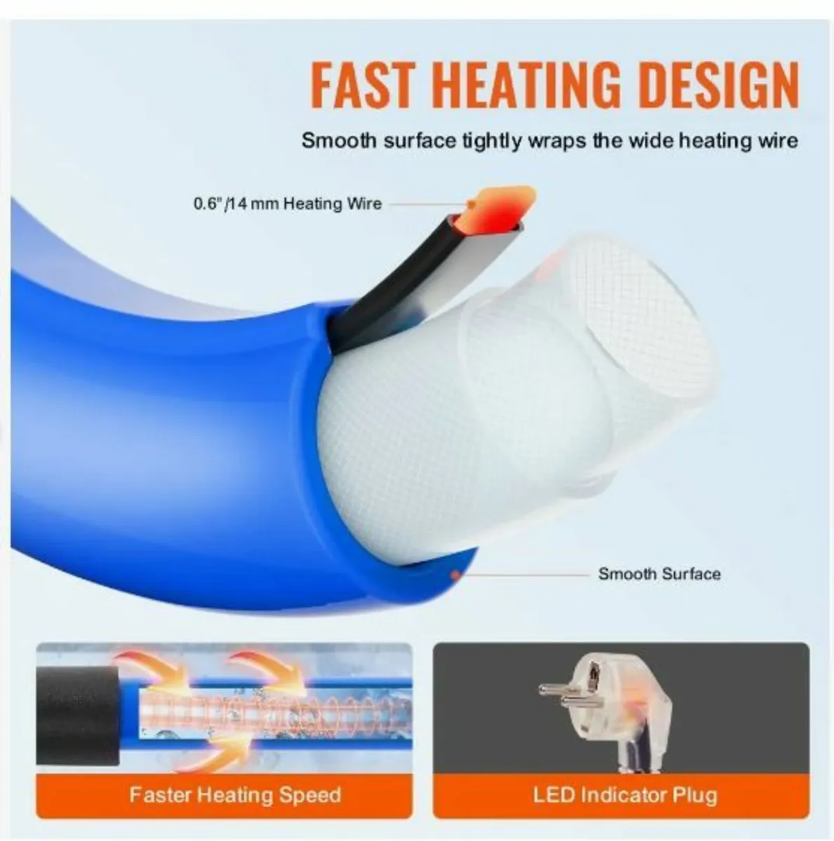 100ft Heated Water Hose - Image 2