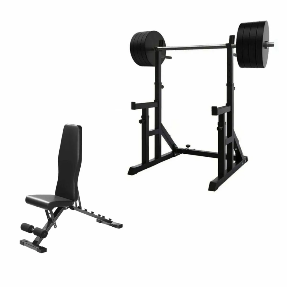 Adjustable Squat Stand Bundle-Free Delivery