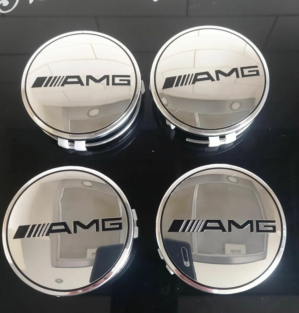 Mercedes AMG Centre Caps - FREE POST - Image 1