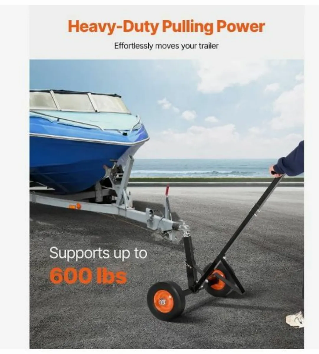 600lbs Trailer Dolly 16.5 and 22 inAdjustable - Image 3