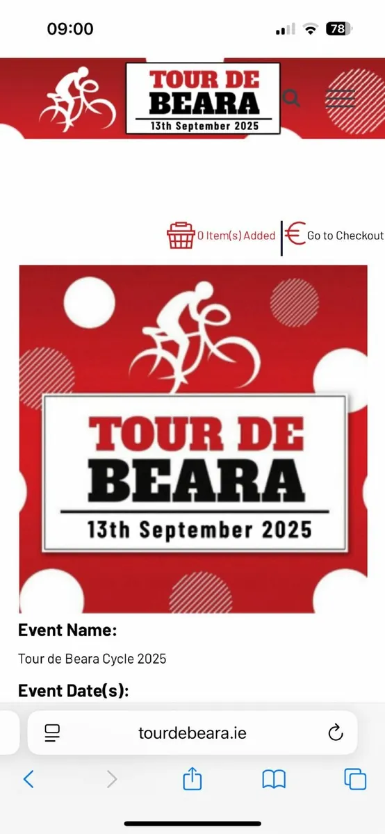 Tour of Beara Cycle Sportive 160km entry - Image 1
