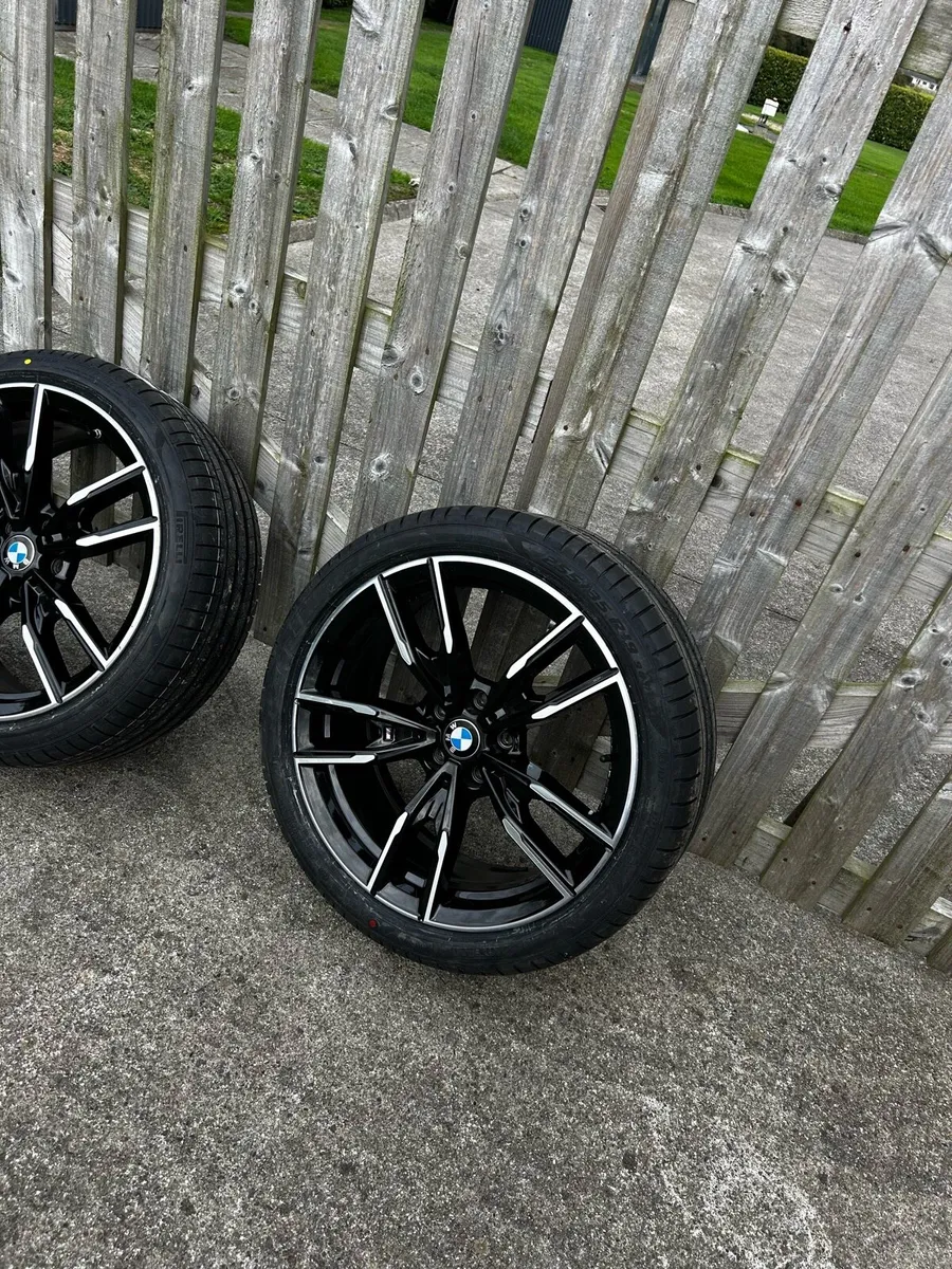 BMW 19” alloys with tyres - Image 1