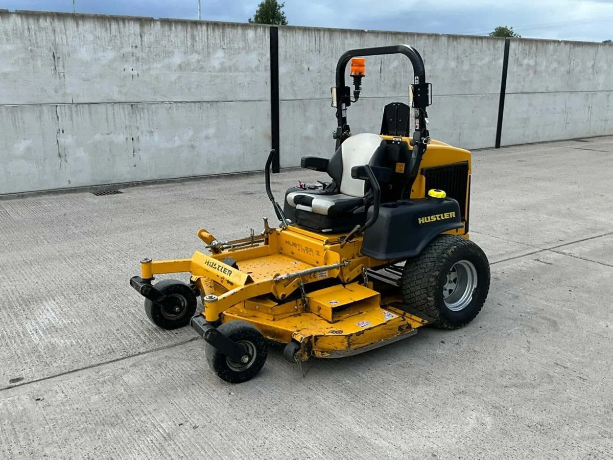 HUSTLER RIDE ON ZERO TURN ROAD LEGAL DIESEL MOWER - Image 1