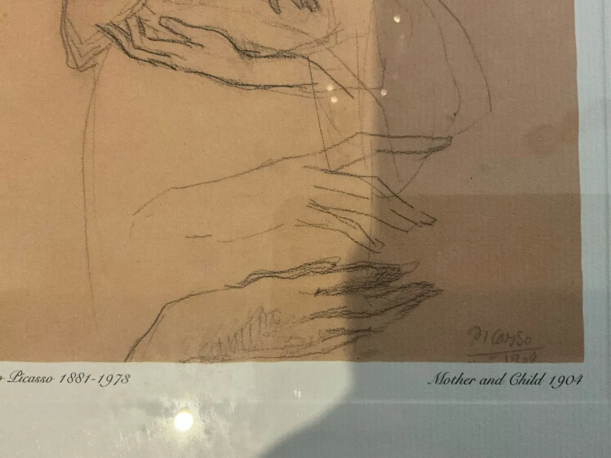 PABLO PICASSO Mother & Child Study.1904-Signed - Image 4