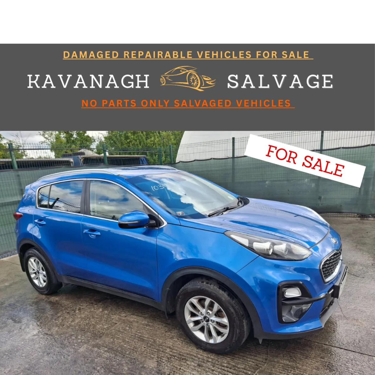 2019 Kia Sportage 1.7 Diesel very light Damage - Image 1