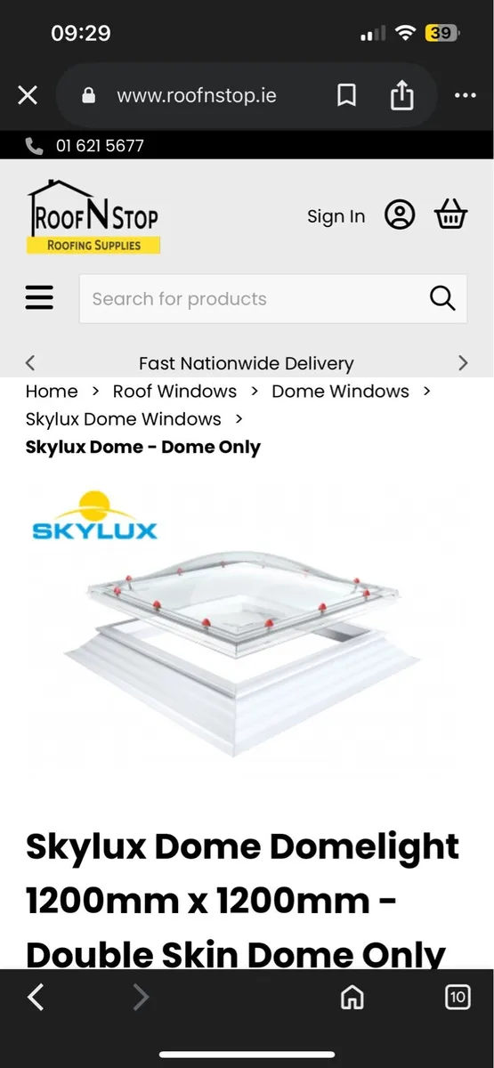 Skylux Dome Rooflight - Image 1