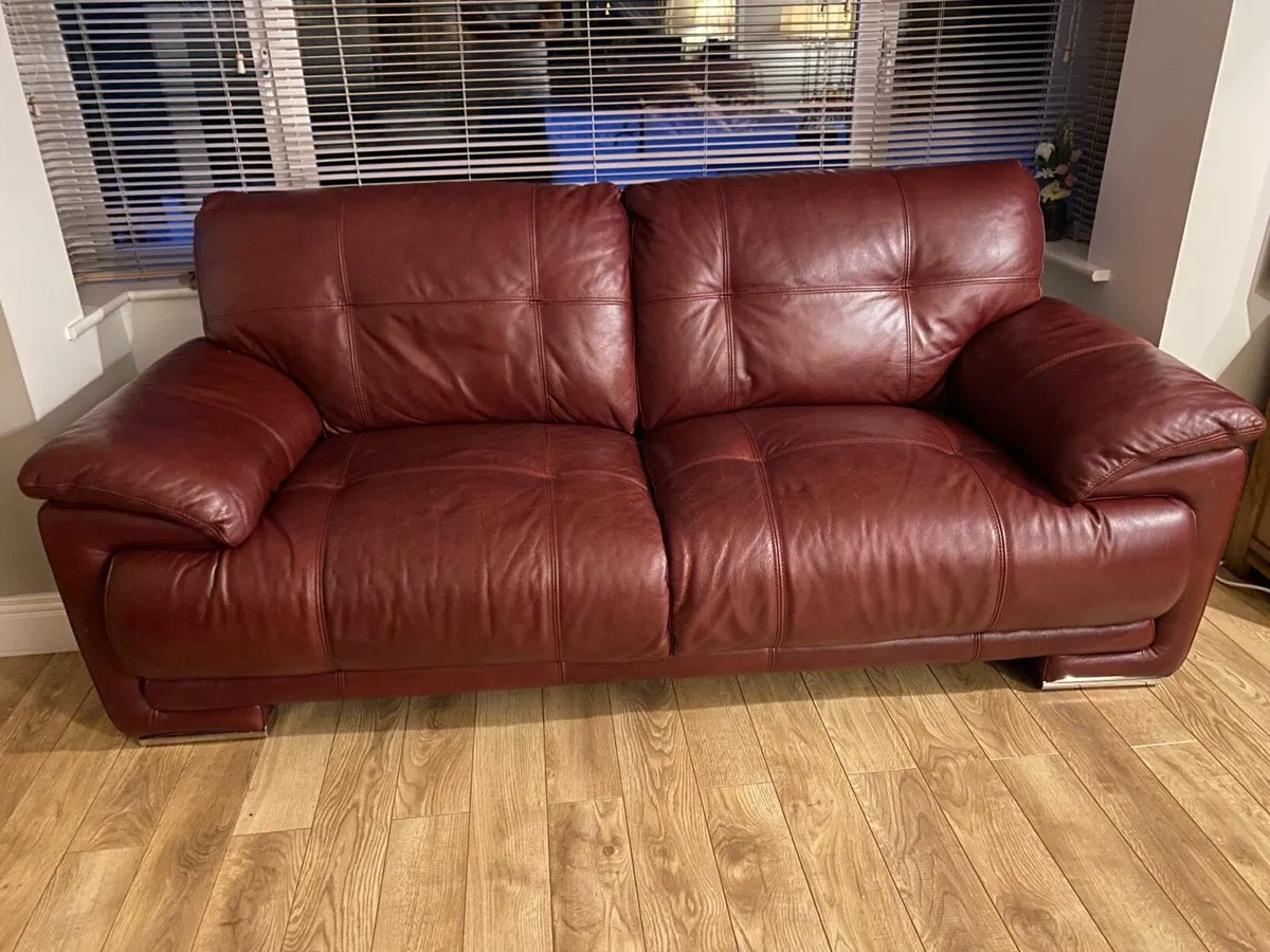 Sofas 3+2+1 all 500€(leather) - Image 1