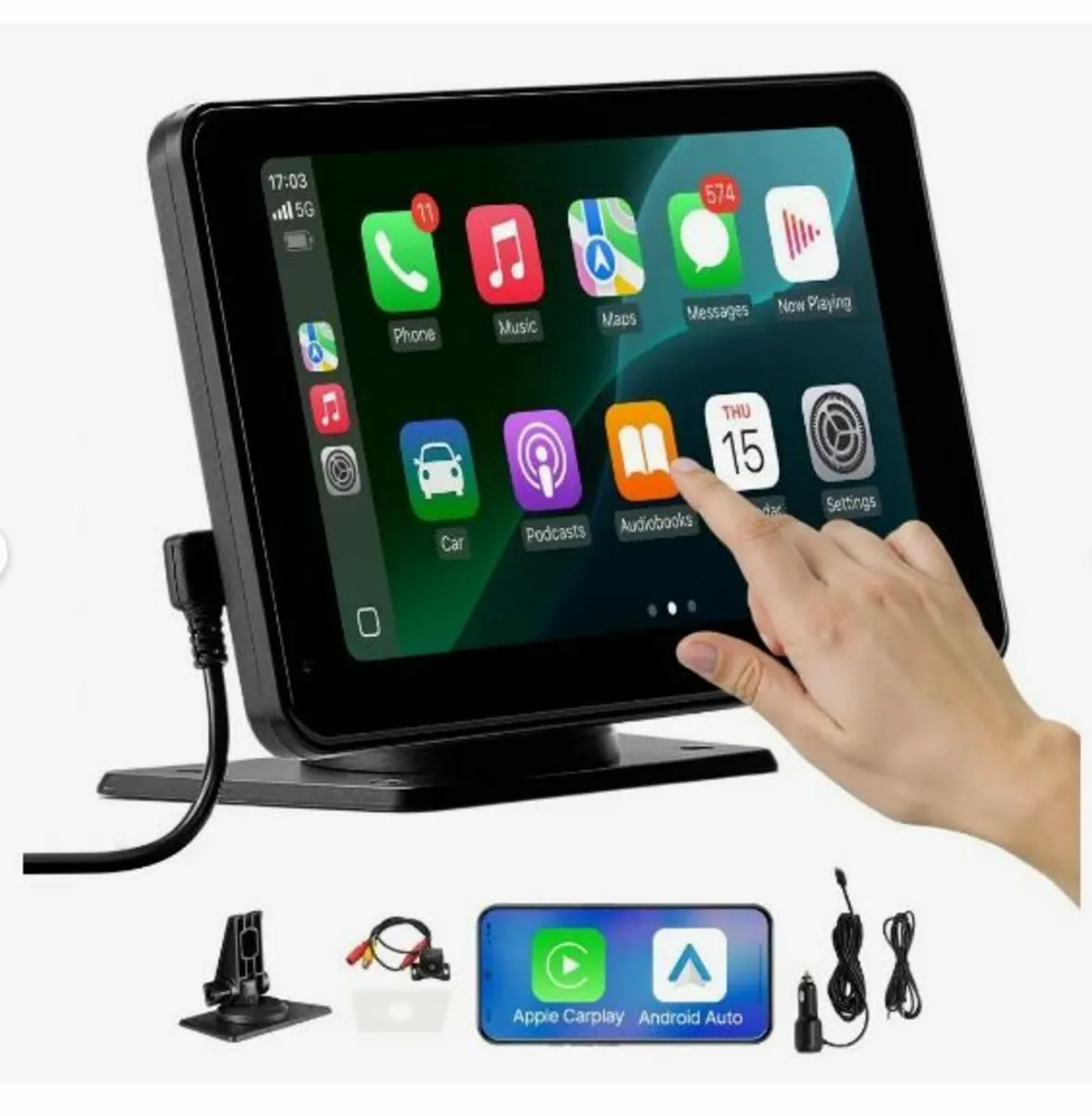 Car Stereo Radio CarPlay Touchscreen - Image 1
