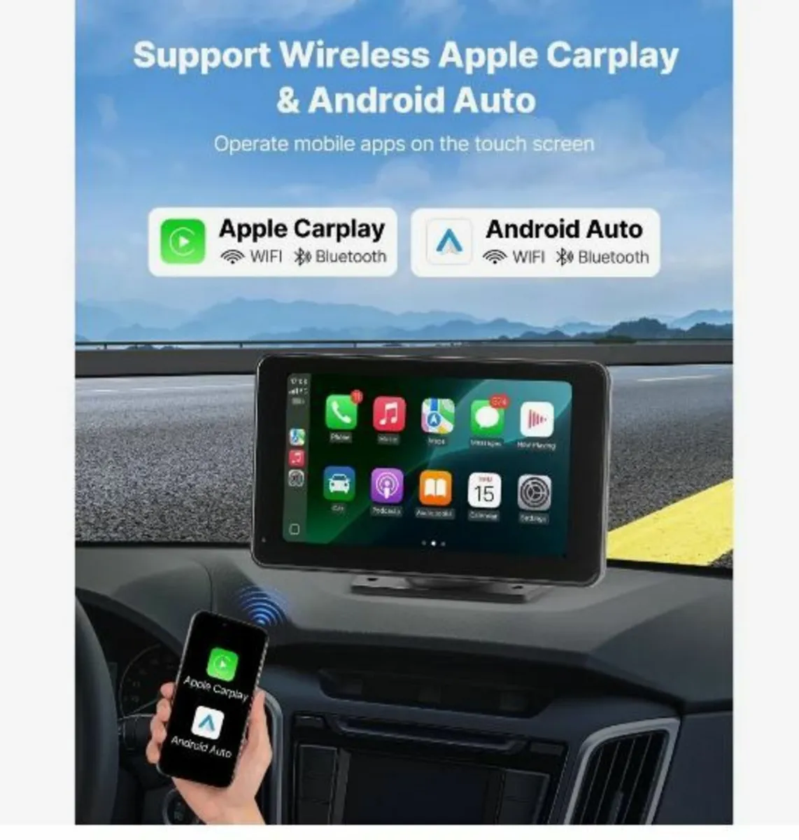 Car Stereo Radio CarPlay Touchscreen - Image 3