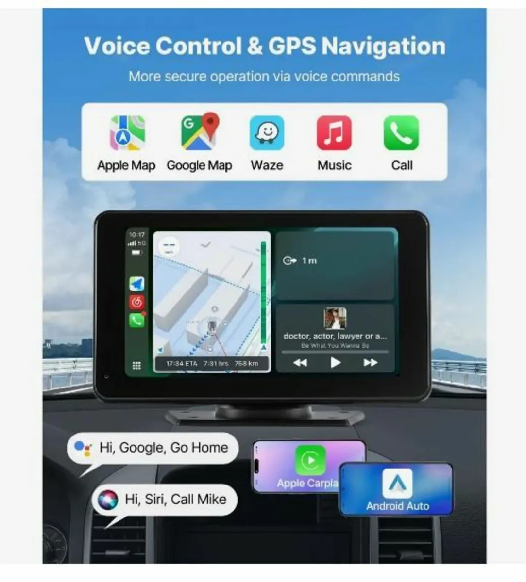 Car Stereo Radio CarPlay Touchscreen - Image 4