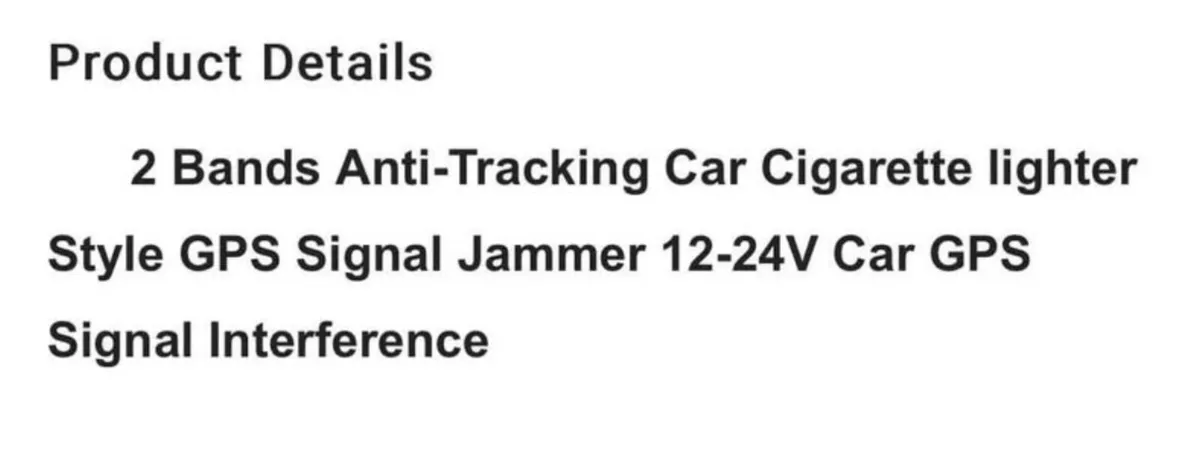Anti - tracking , signal jammer - Image 2