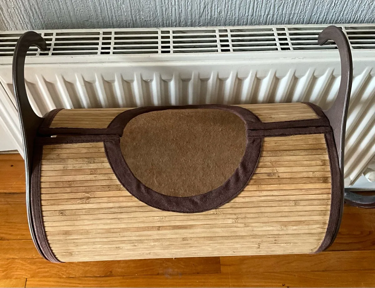 Bamboo Radiator Cat Den - Image 1