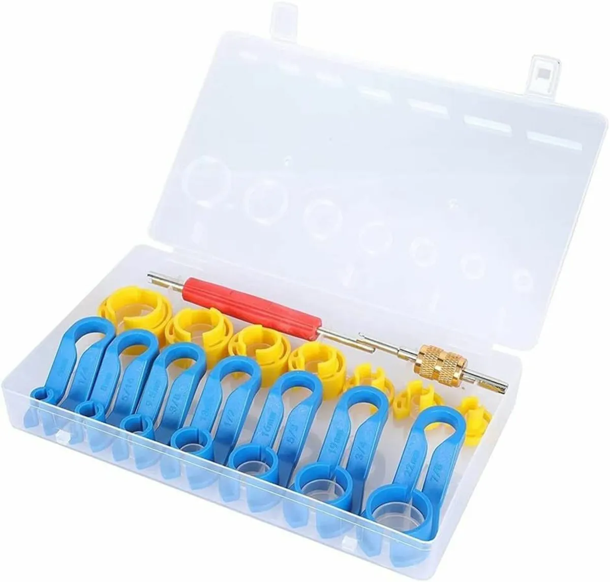 16Pcs Car AC Line Disconnect Tool Set Auto Fuel Li