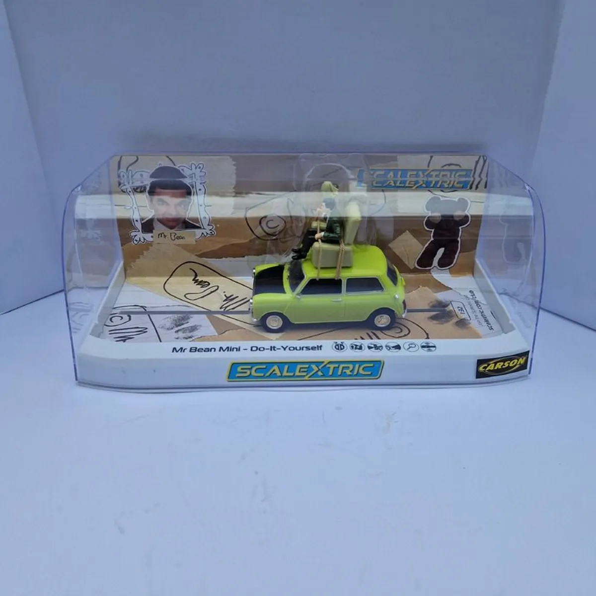 Scalextric Mini -Mr Bean 'Do-It-Yourself' Slot Car ( C4334 TV street classic ) - Image 2