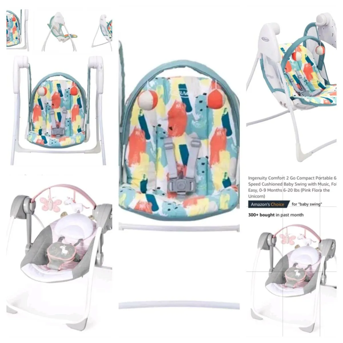 Graco baby musical swing - Image 4