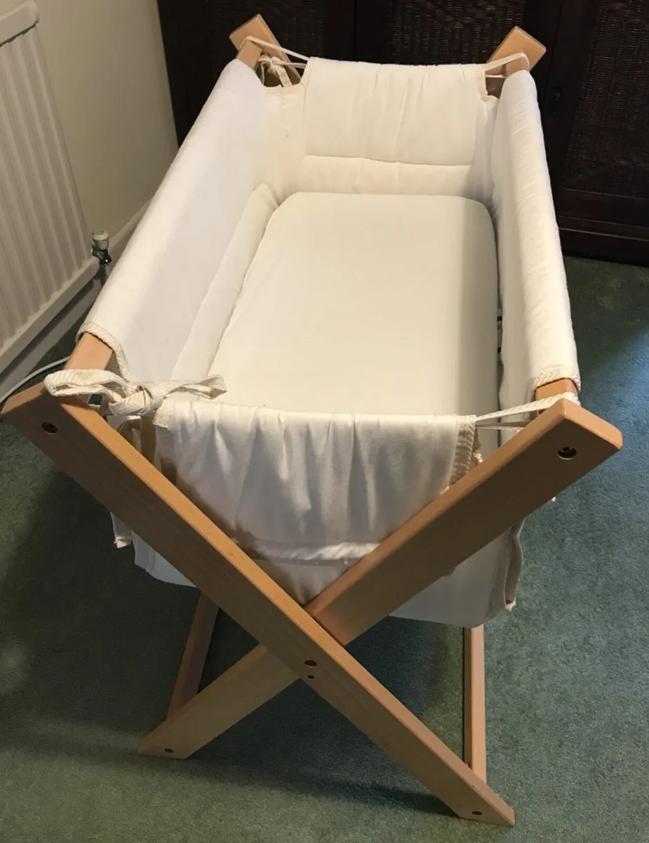 Saplings katie crib moses basket with stand - Image 2