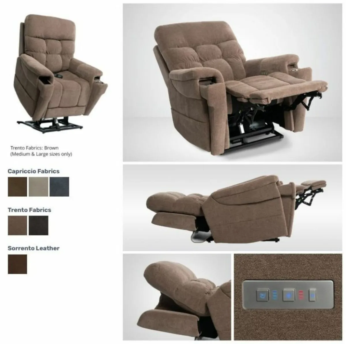 Rise Recliner Chair with Heat and Massage - Image 2